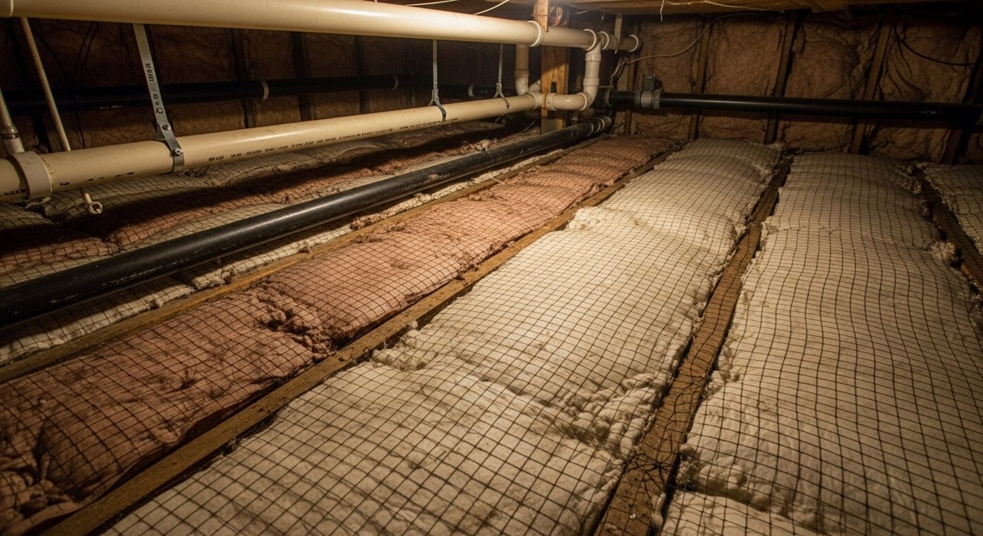 Crawl Space & Subfloor Insulation work for improved comfort